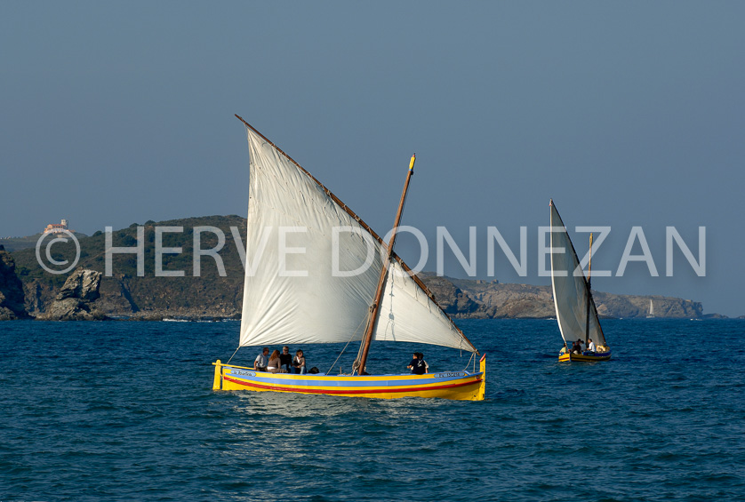 FRANCE ROUSSILLON  PYRENEES ORIENTALES BARQUE CATALANE