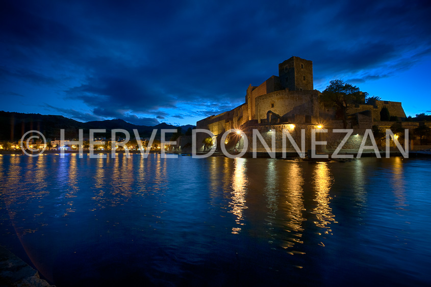5040_9072_COLLIOURE_CHATEAU_NUIT