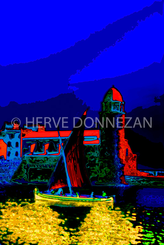 2540_P_66137-13-COLLIOURE_CATALANE_JAUNE FLUO NOIR ROUGE BLEU