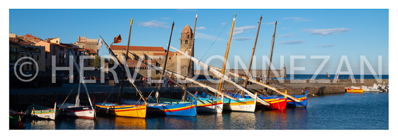 6615-COLLIOURE-VAGUES-PANO 33X95