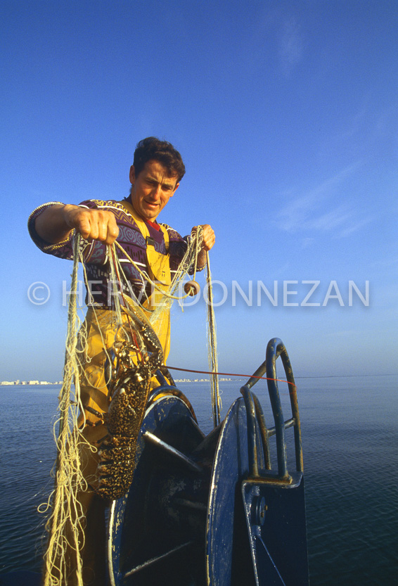 FRANCE ROUSSILLON PYRENEES ORIENTALES FISHERMAN